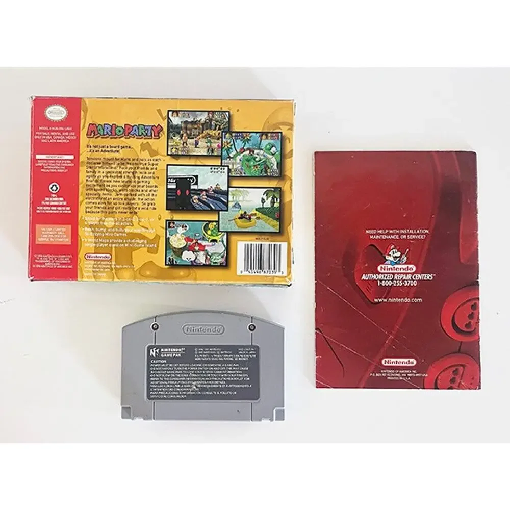 Mario Party - Nintendo 64 - N64 - Complete - Manual - Rare